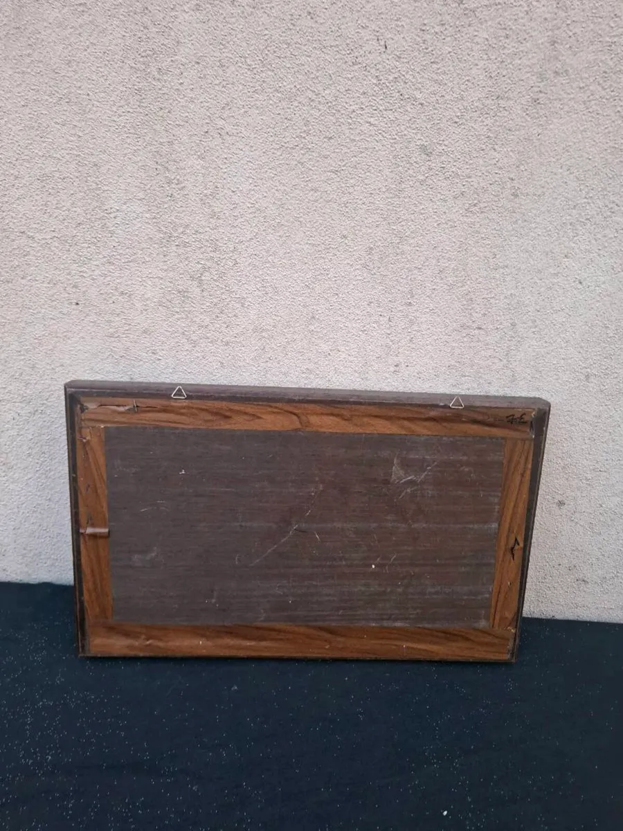 Wood brittany engraved frame postage possible - Image 2