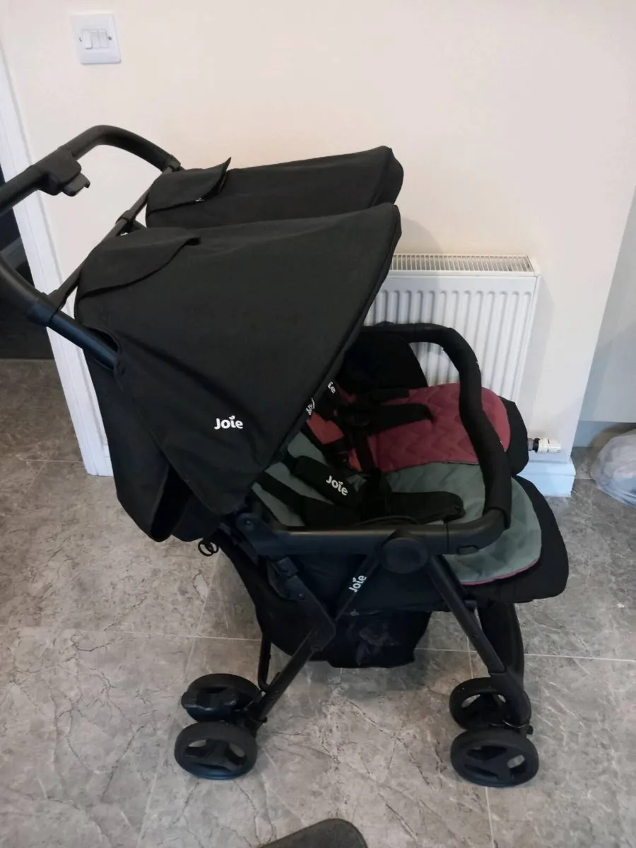 Joie baby's double buggy.  With rain cover - Image 4
