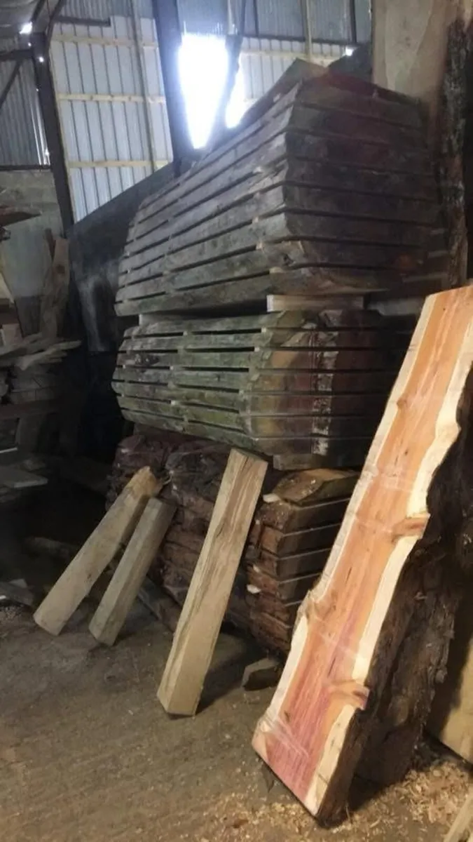 Kiln dried Irish timber / live edge planks - Image 3