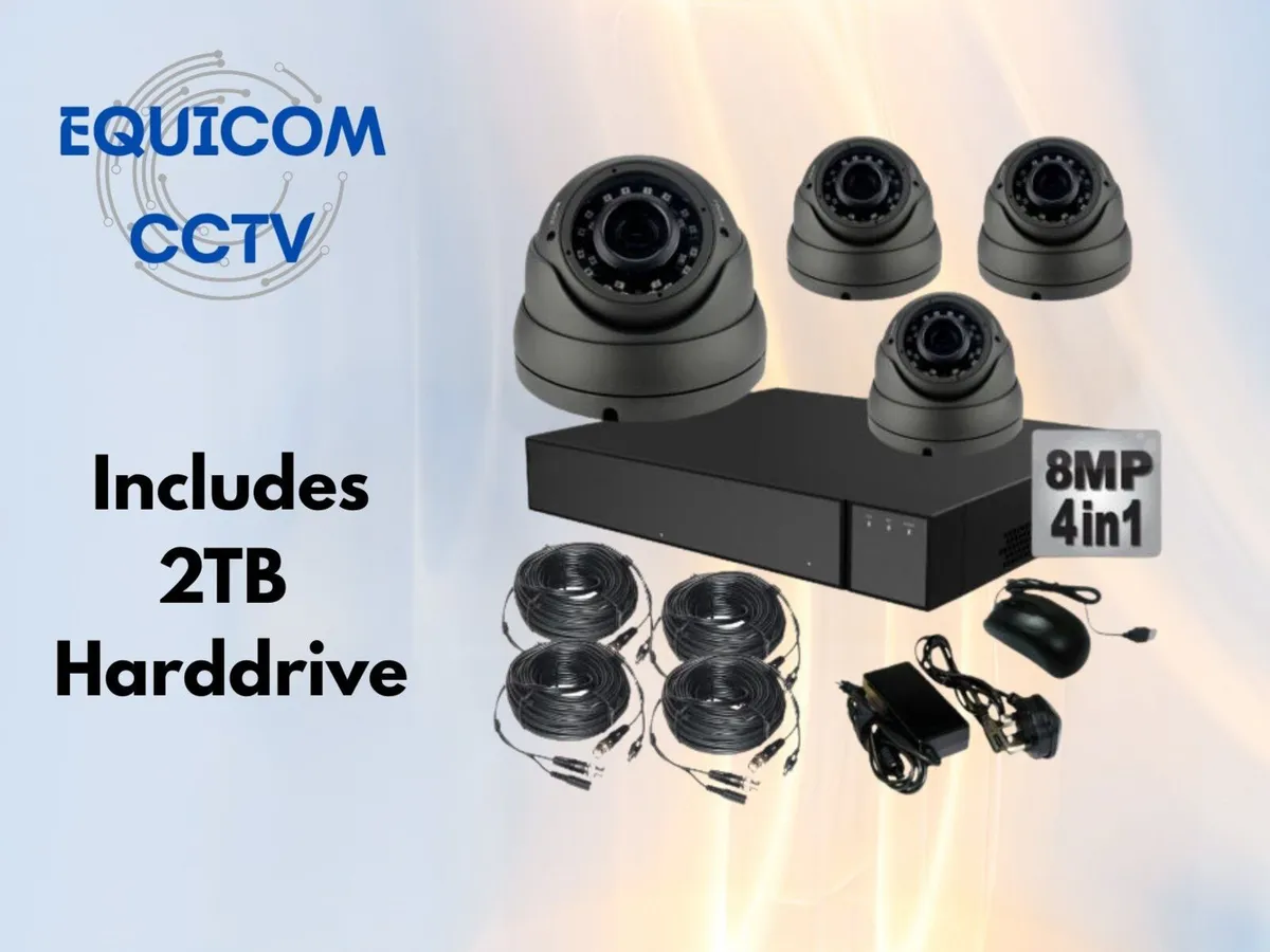 4 Camera Complete CCTV System - Image 1