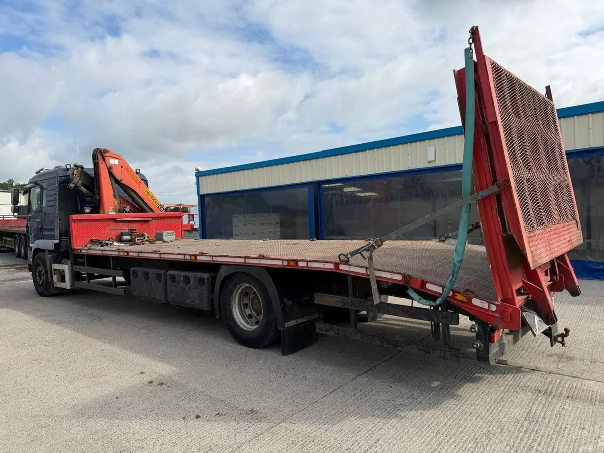 MAN TGM 18.280 18 TON BEAVERTAIL CRANE LORRY ON AI - Image 3