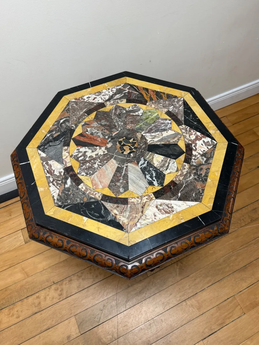 Grand Tour Specimen  Marble Centrepiece Table. - Image 1