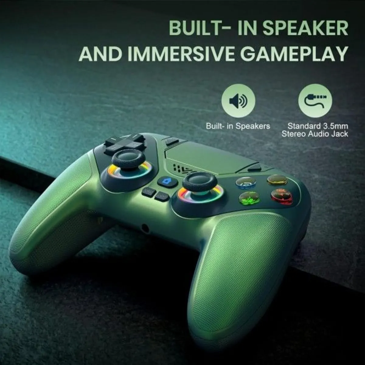 Wireless Controller for PS5/Slim/Pro/PC, Bluetooth - Image 3