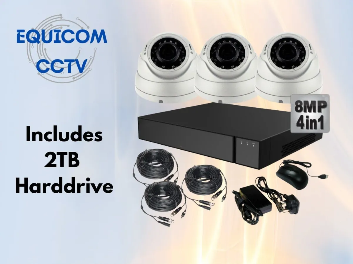3 Camera CCTV system - Image 1