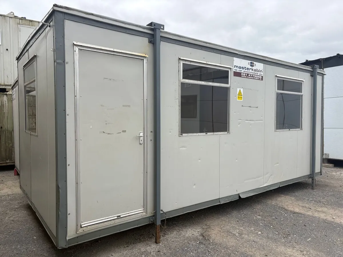 20ft x 10ft (6m x 3m) Split Office Cabin - Image 1