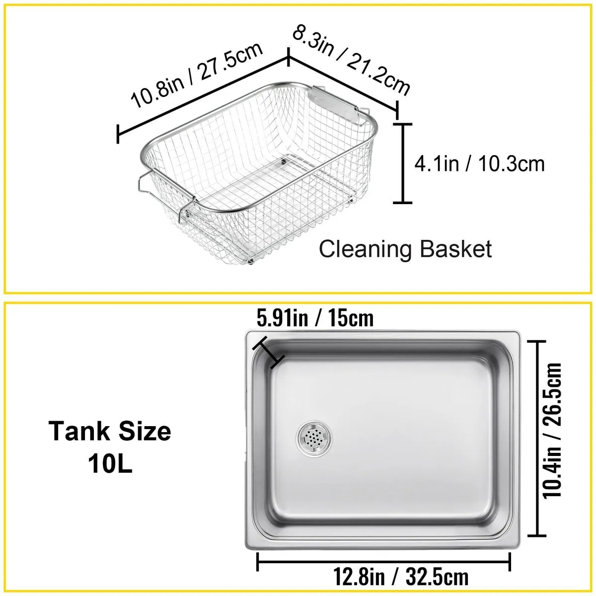 Multifunctional 10L Ultrasonic Cleaner - Image 3