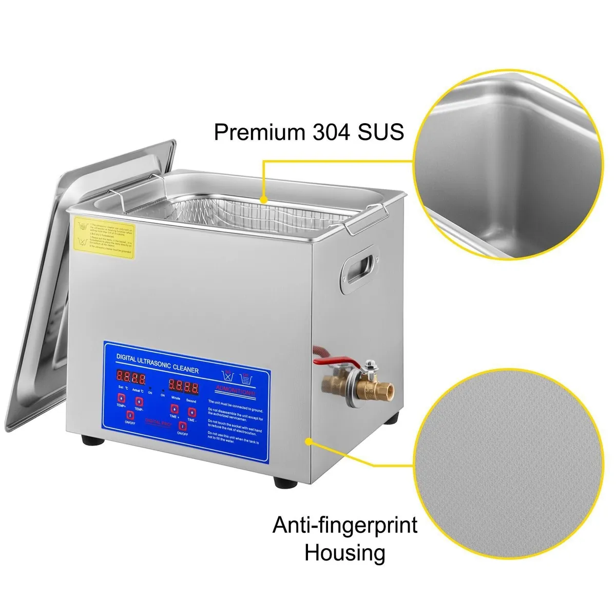 Multifunctional 10L Ultrasonic Cleaner - Image 4