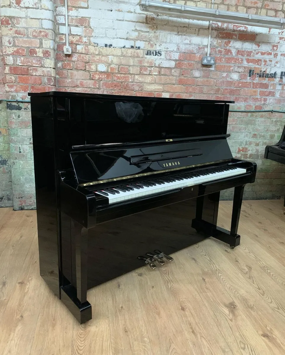 Yamaha YUS-1 Upright Piano, c.1983, Polished Black - Image 1