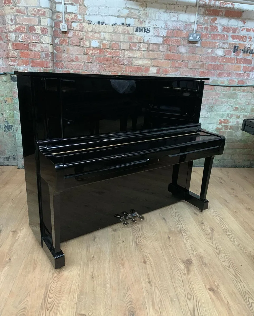 Yamaha YUS-1 Upright Piano, c.1983, Polished Black - Image 3