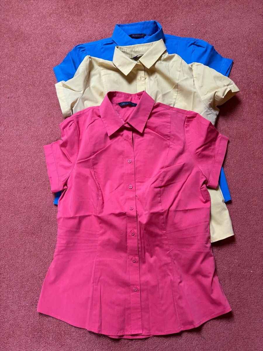 3 M&S Summer Short Sleeve Fitted shirts - Image 3