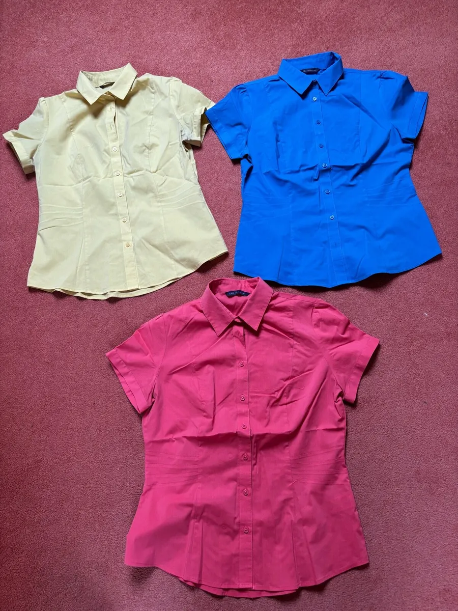 3 M&S Summer Short Sleeve Fitted shirts - Image 1