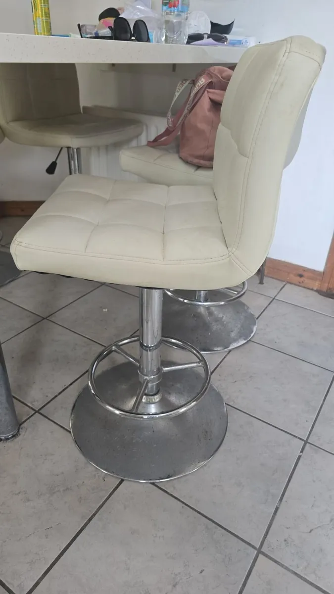 Leather high chairs