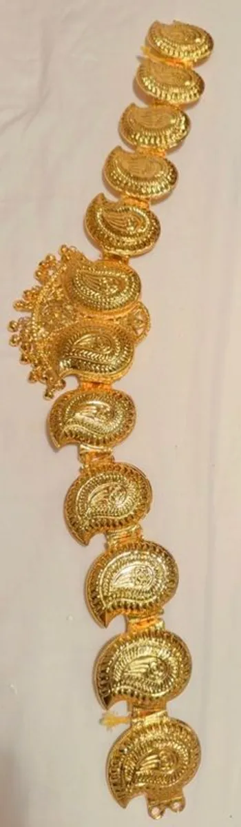 Indian classical dance costume 2  ( bharathnatyam amd mohiniyattam ) with complete jwellery set - Image 4
