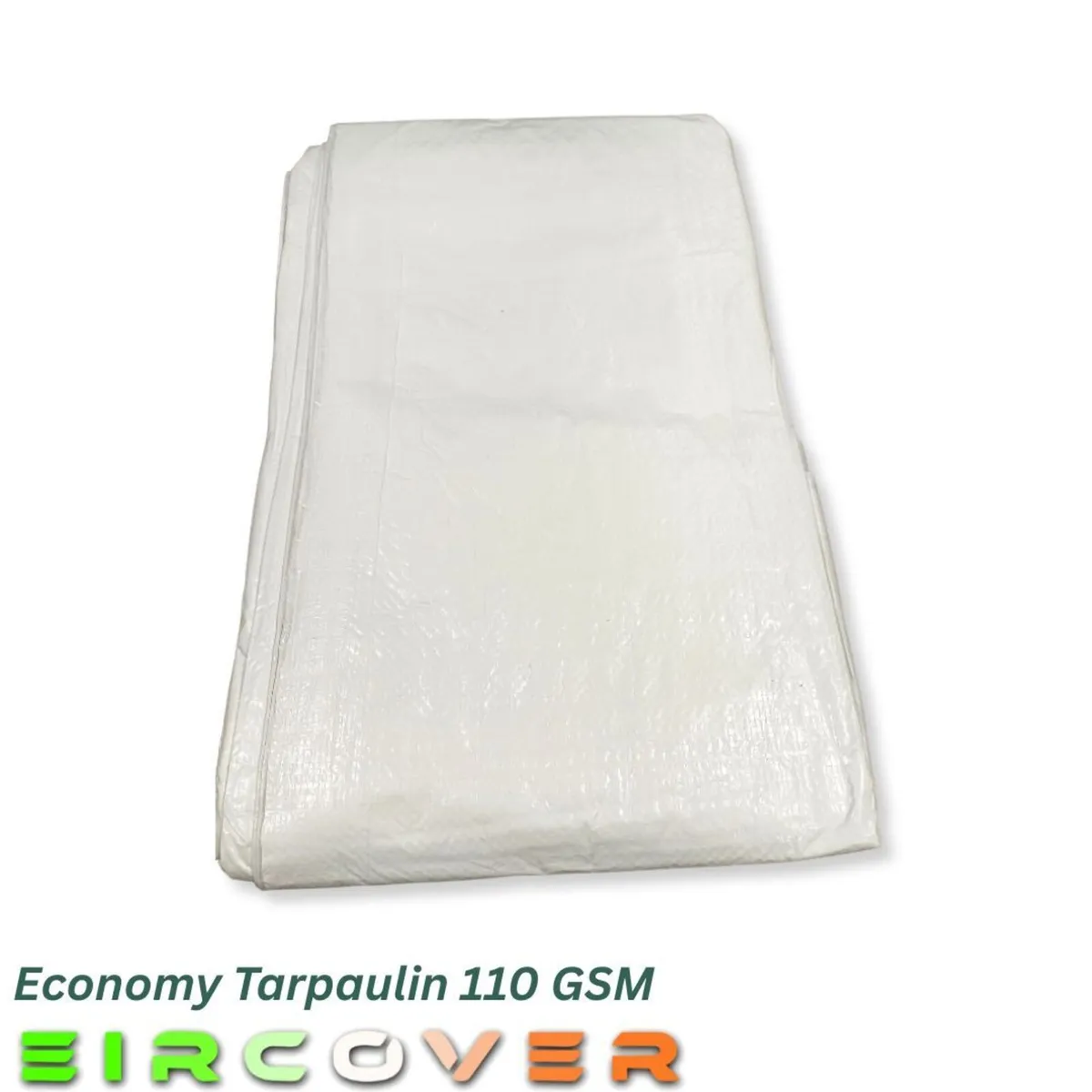 Economy Tarpaulin  5.5m x 7m (18' - 23') 110 gsm - Image 2