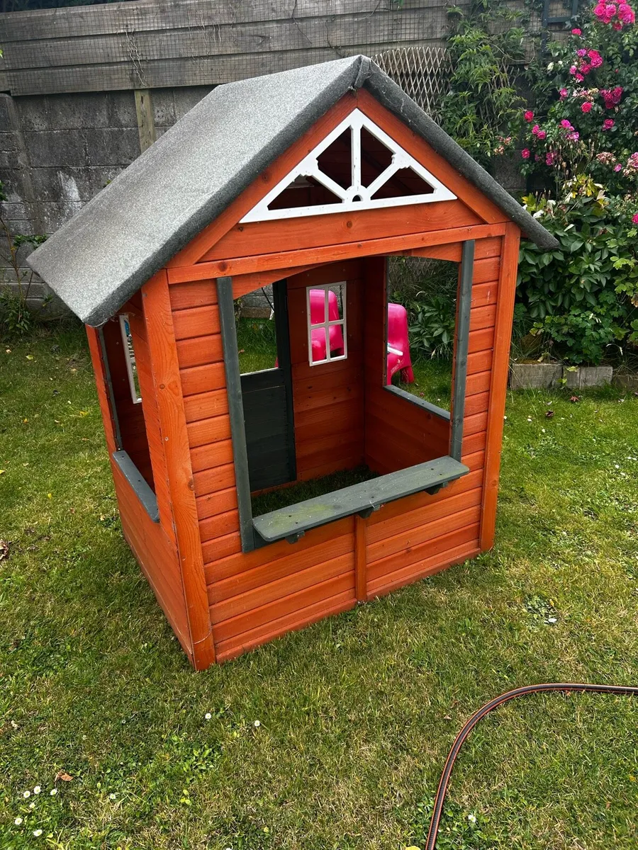 Kids wooden play house. - Image 3