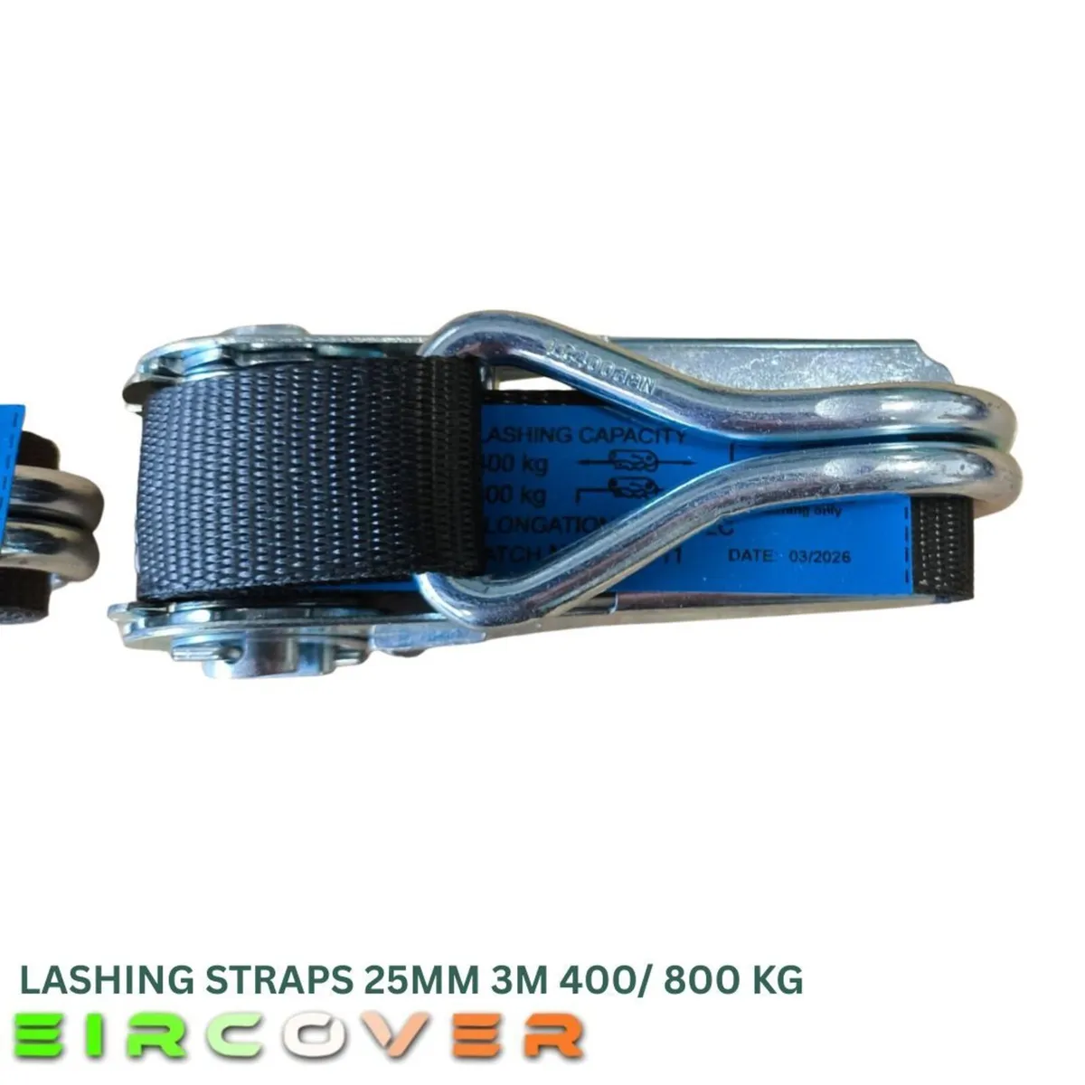 Lashing Ratchet Tie Down Straps - 25mm /3m /400kg - Image 4