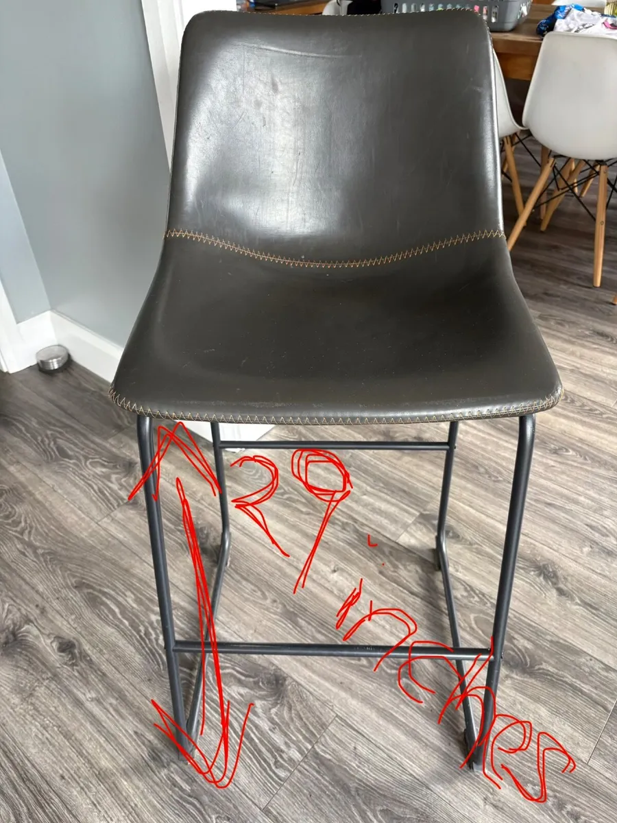 Bar stools x4 - Image 2