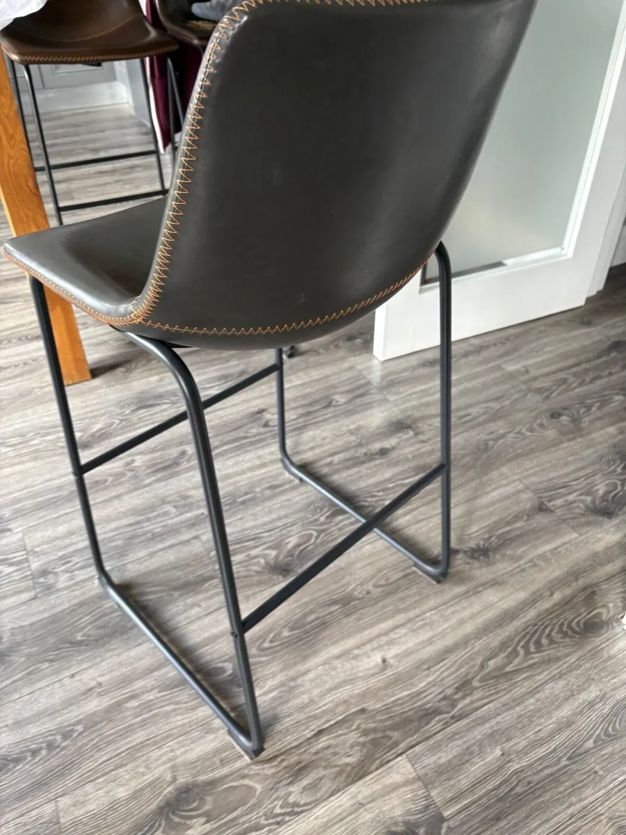 Bar stools x4 - Image 4