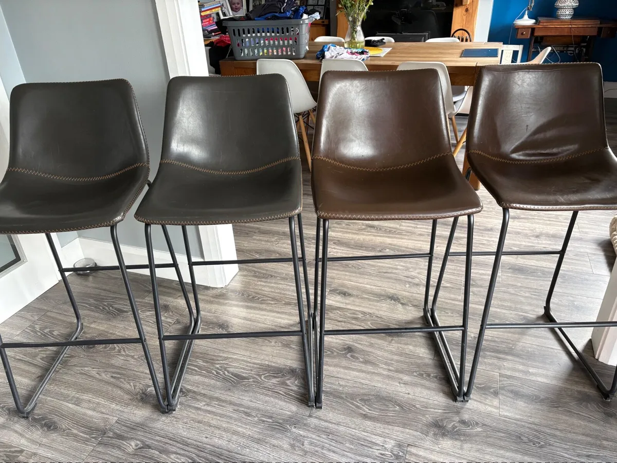 Bar stools x4 - Image 1