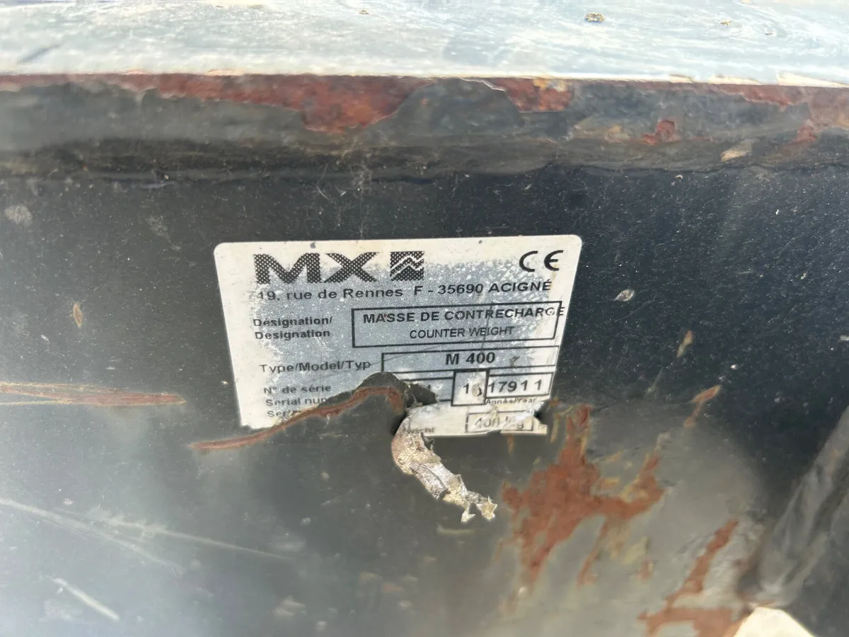 MX 400kg weight block - Image 3