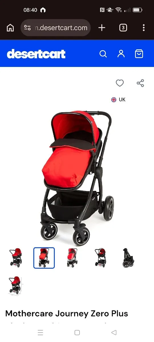 Mothercare journey travel system - Image 1