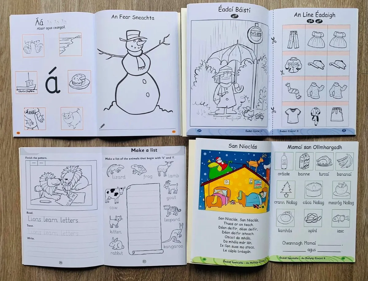 NEW Children's Irish Workbooks / Colouring Books - Image 2
