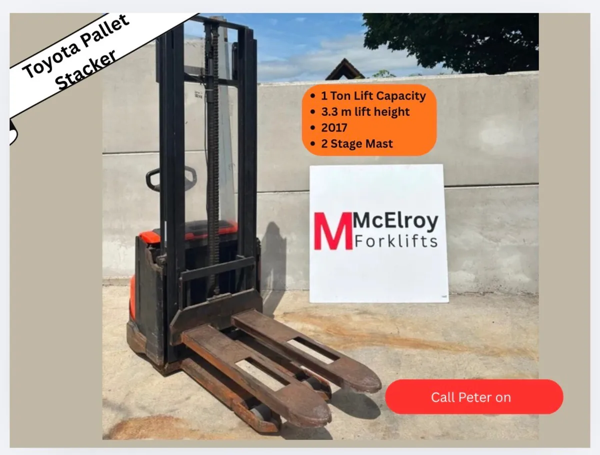 Electric pallet stacker - Image 1