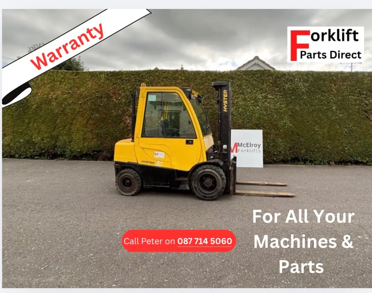 Hyster 3 ton diesel forklift - Image 1