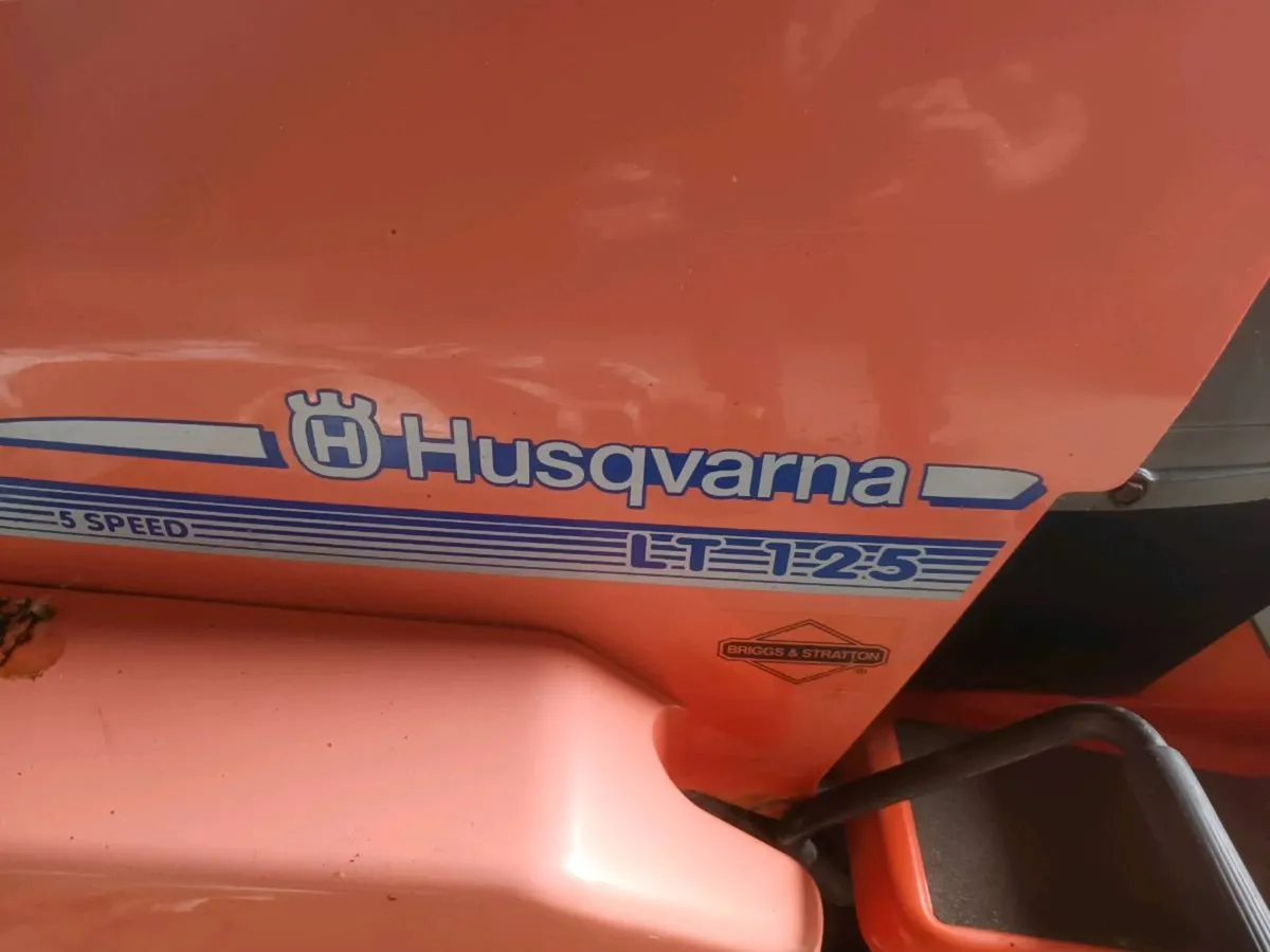 Husqvarna lt 125 mower - Image 3