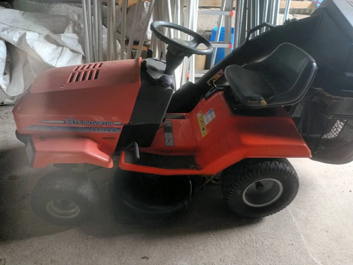 Husqvarna lt 125 mower - Image 1
