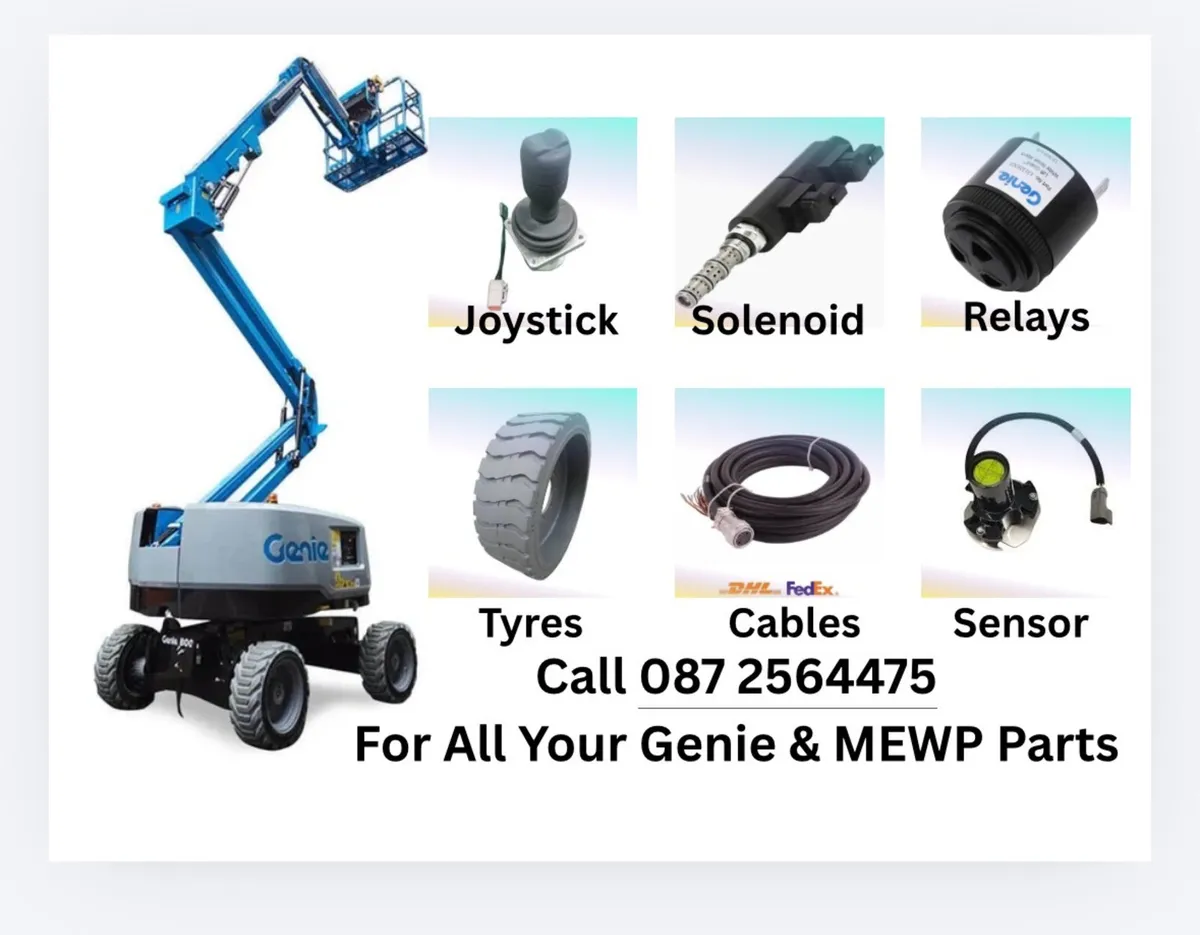 Genie boom lift and scissor lift parts - Image 1