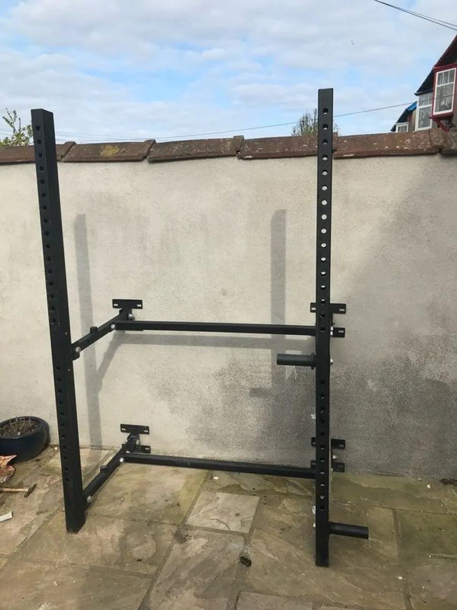 squat rack -wall mounted with bolts etc - Image 2