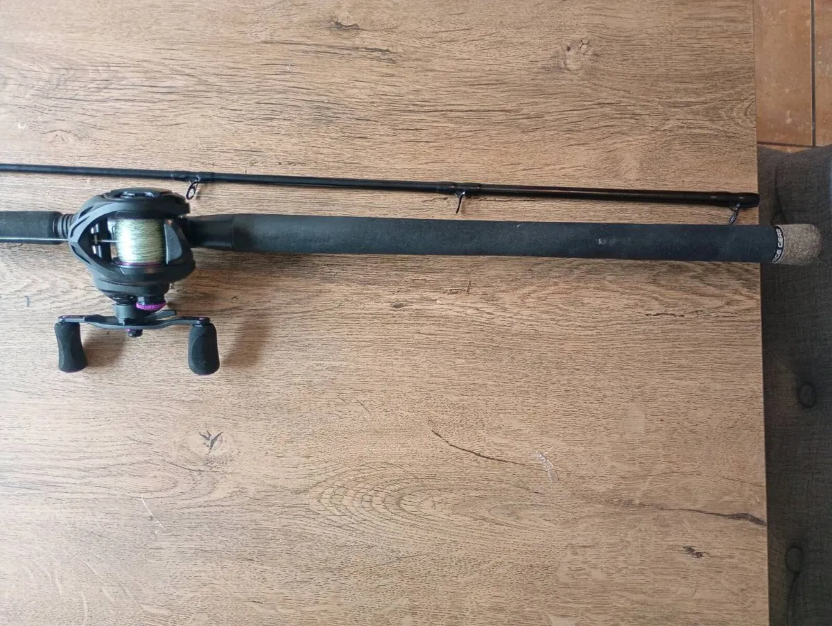 Pike multiplier reel, bait casting rod & braid - Image 1