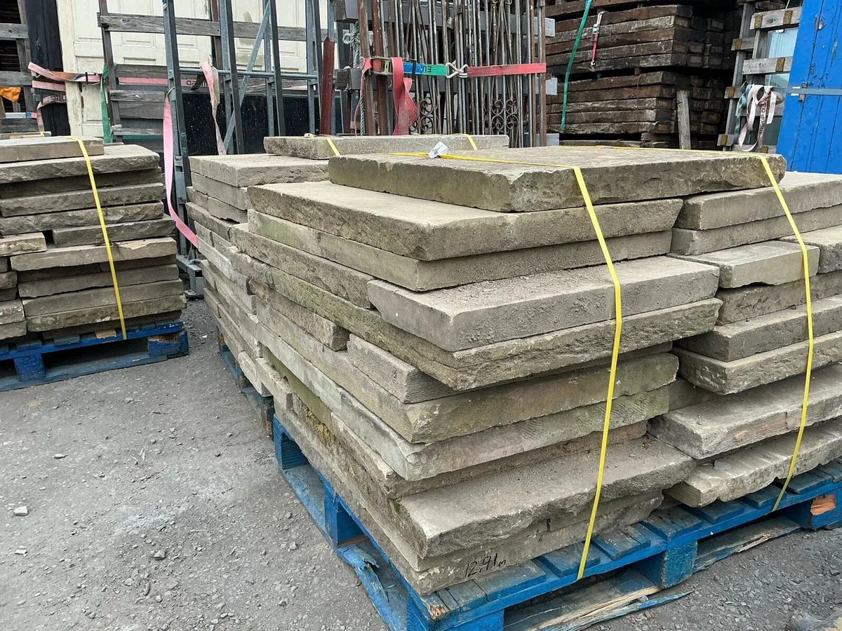 Reclaimed York flagstone - sharp/squared edge - Image 3