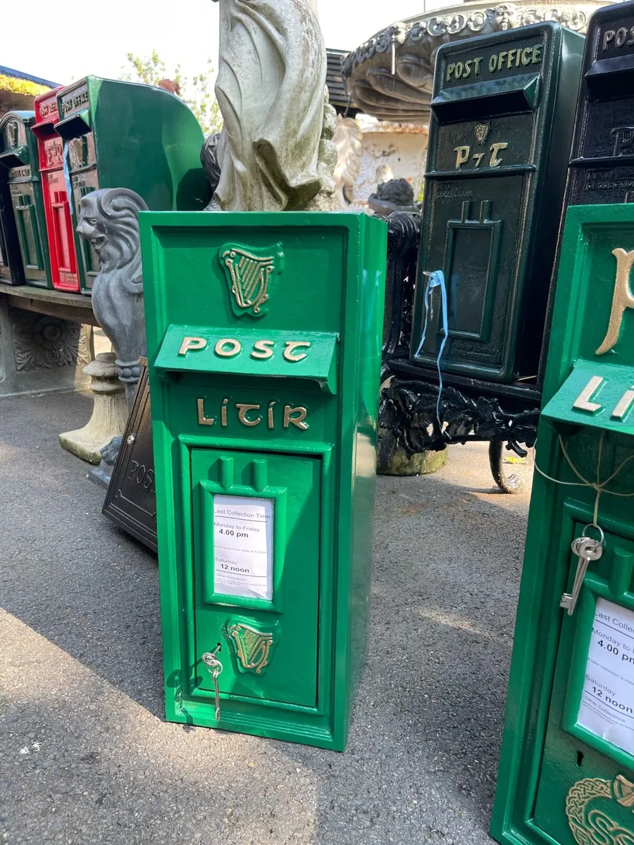 Irish post box building into wall - Image 3