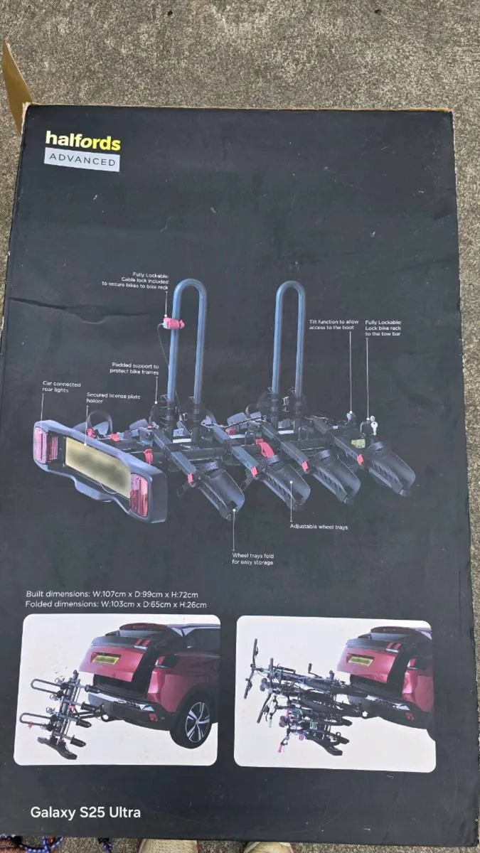 4 Bike Towbar Bike Rack - Image 1