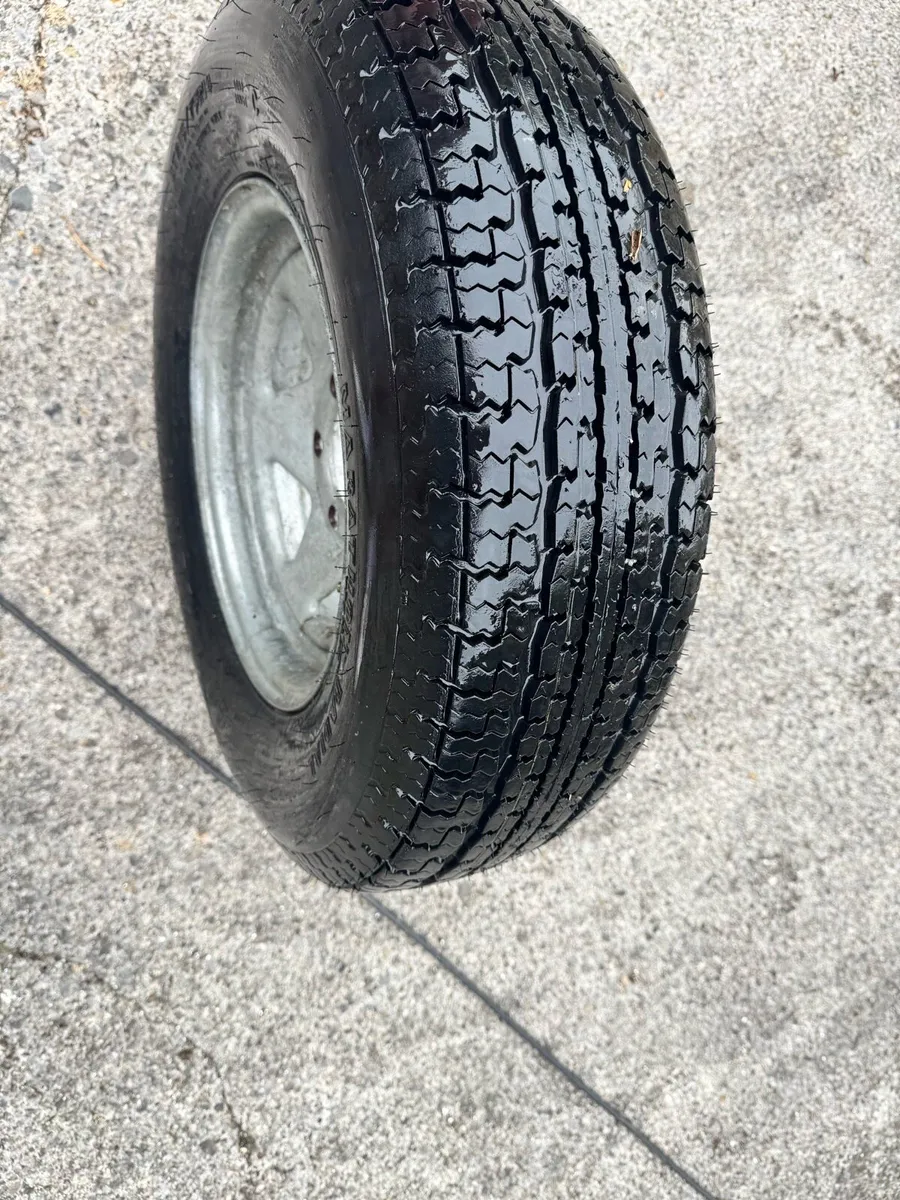 Marathon Radial Trailer Tyre + Wheel - Image 1