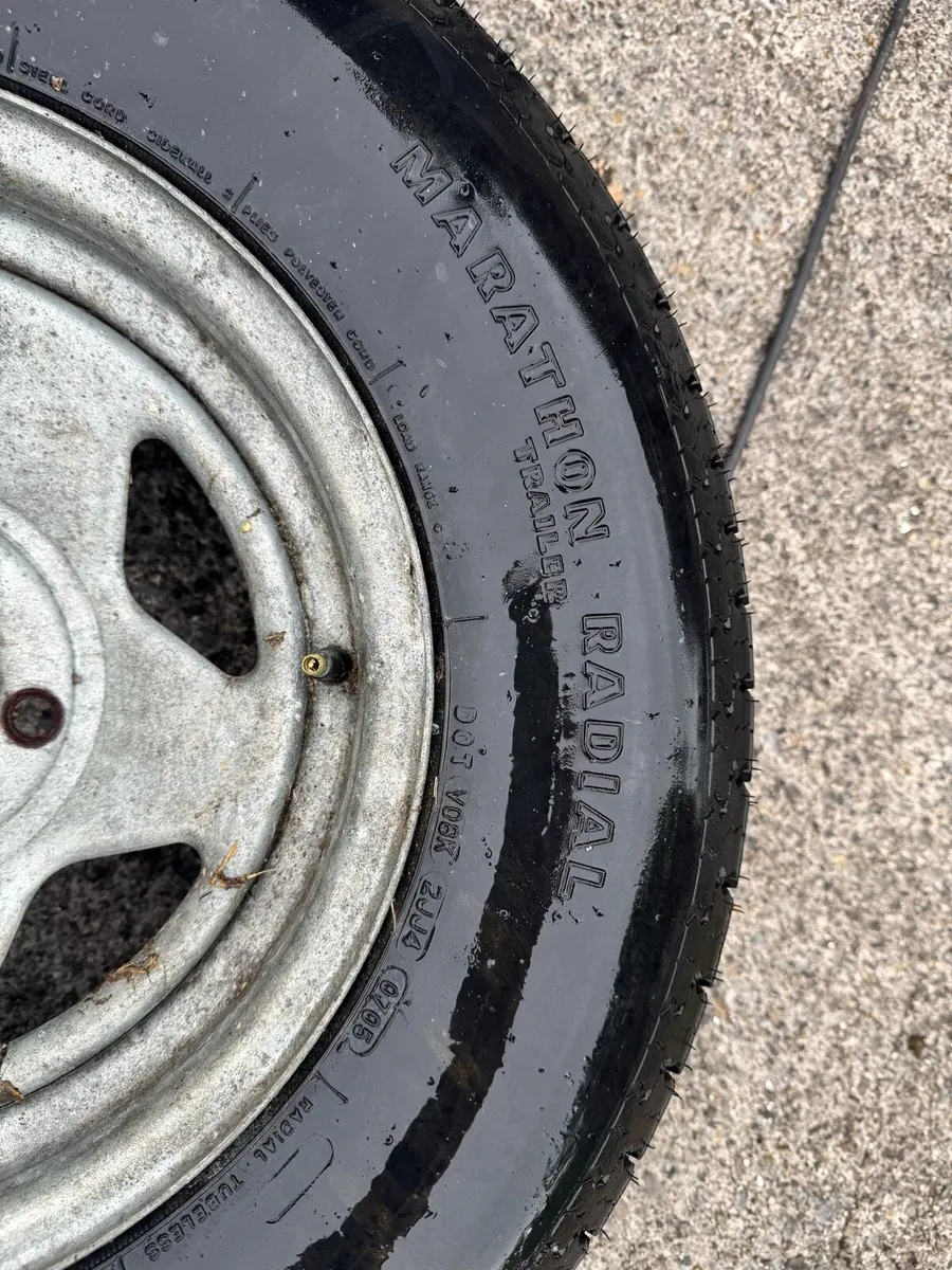 Marathon Radial Trailer Tyre + Wheel - Image 4
