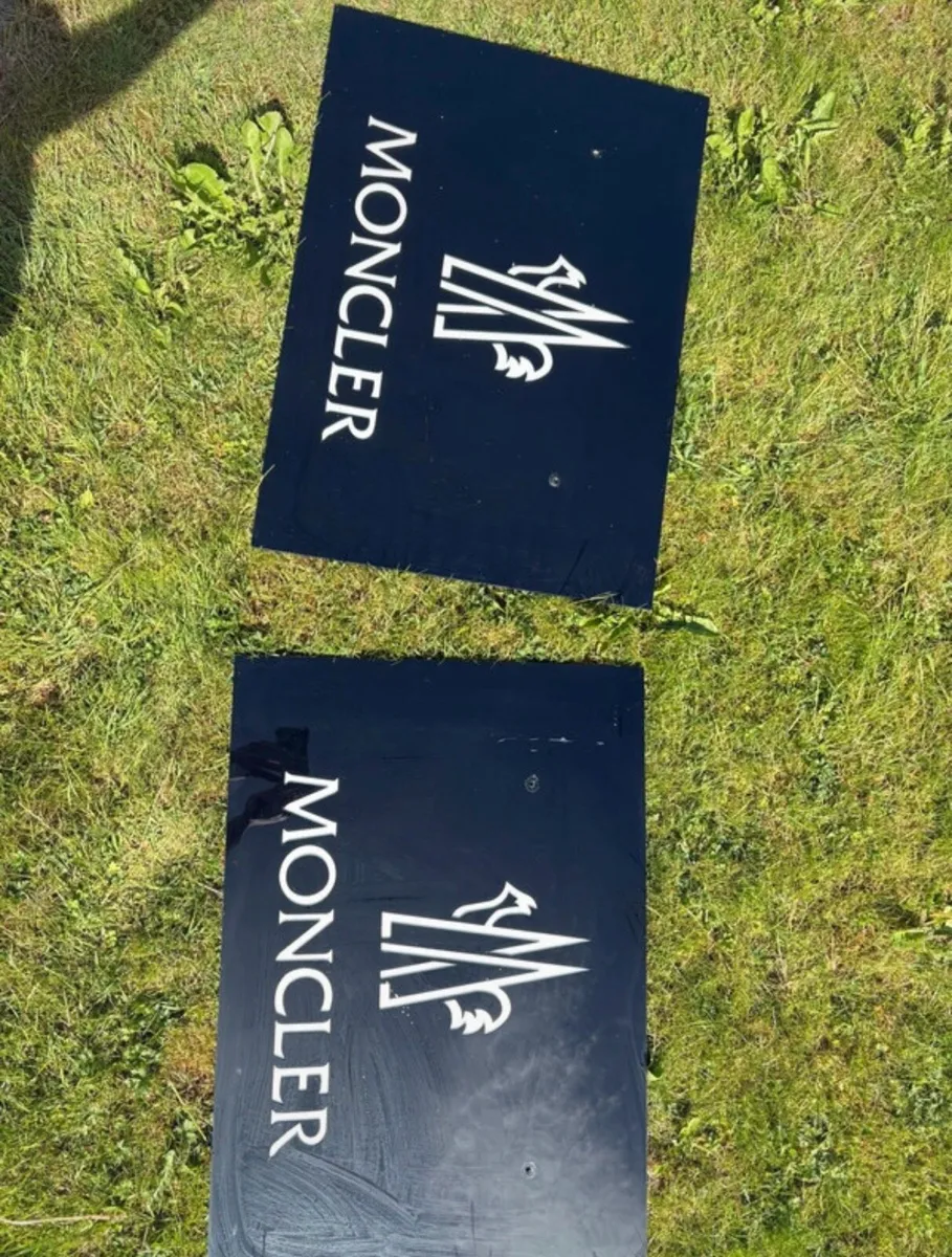 Authentic Moncler Boutique signs - Image 3