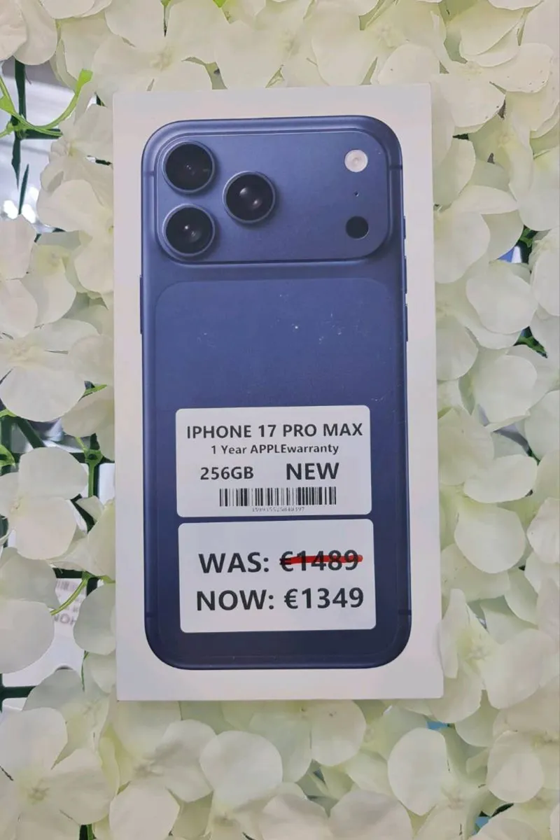 Iphone 17 Pro max 256gb 1 year apple warranty - Image 1
