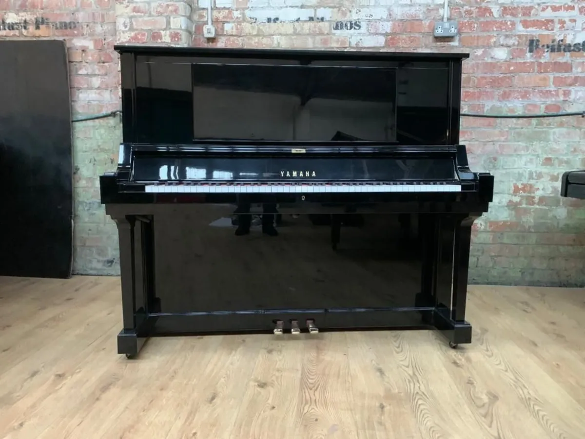 Yamaha UX-5 Upright Piano | c. 1985 |  Black - Image 1