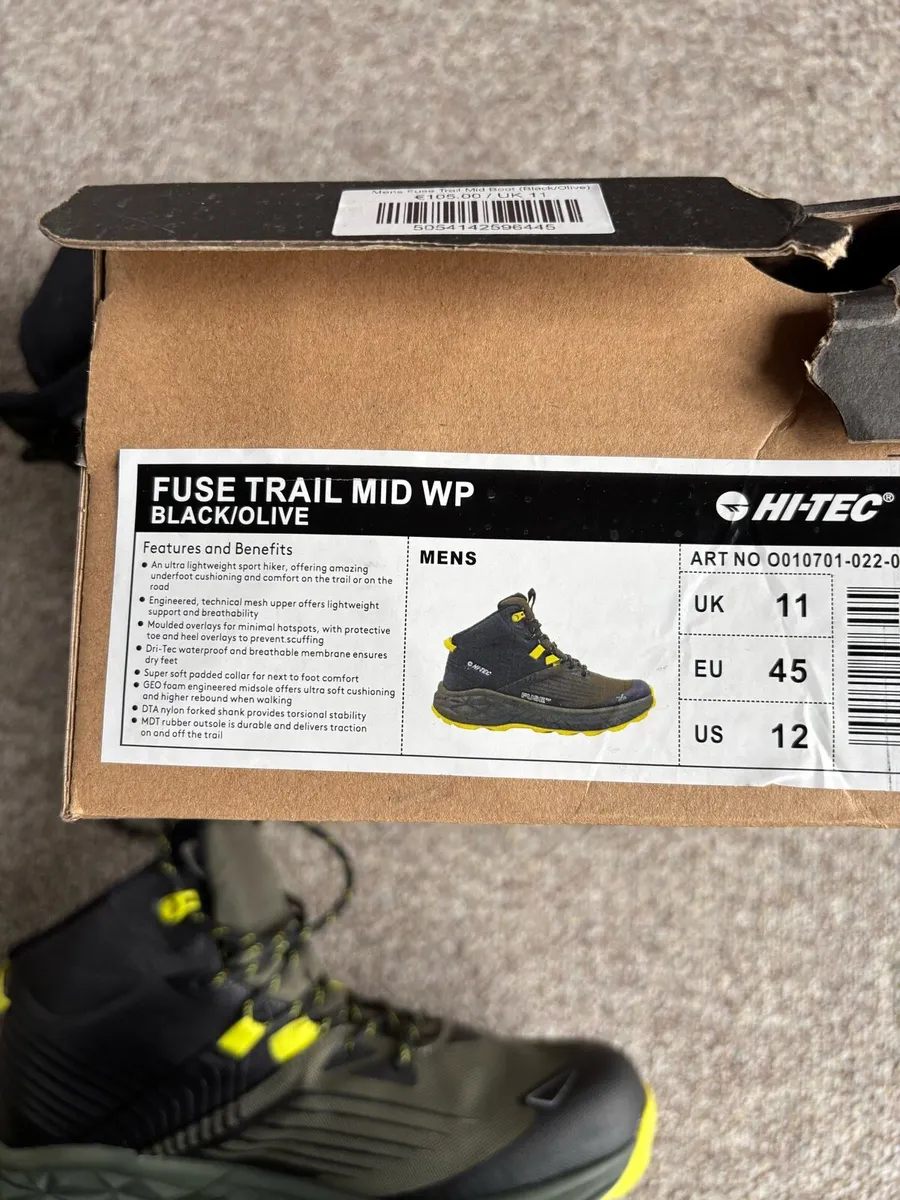 Hi-Tec Men’s Boots. Brand New. Never Worn. - Image 4