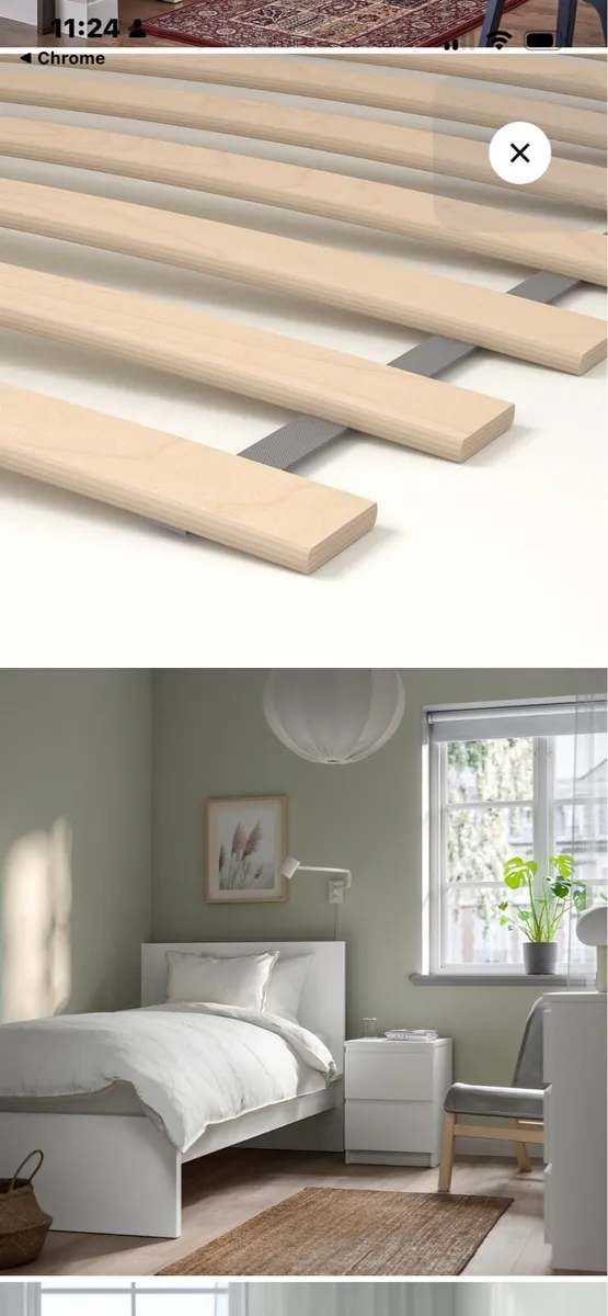 Single Bed Frame Ikea Malm - Image 2