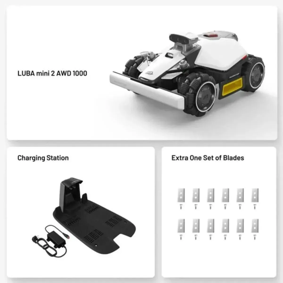 MAMMOTION LUBA MINI 2 AWD 1000 - ROBOTIC MOWER - Image 4