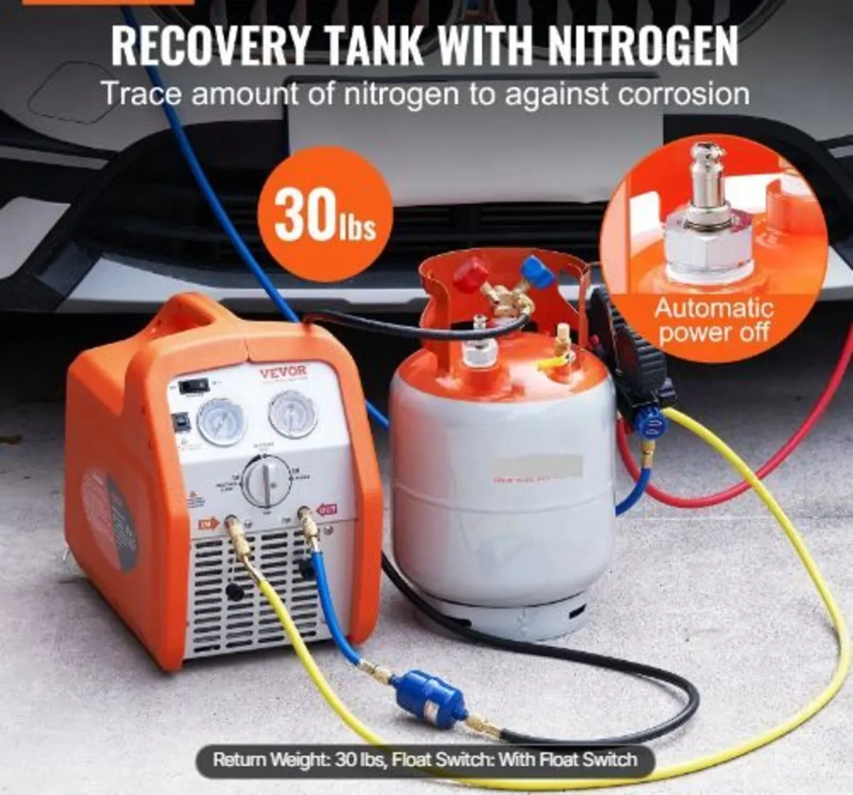 Refrigerant Recovery Reclaim 13.6 kg Cylinder - Image 3