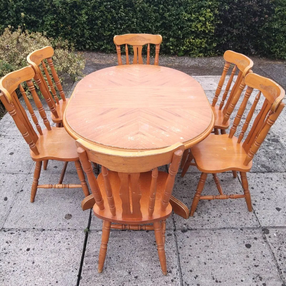 Table and 6 chairs- Kilkenny - Image 1