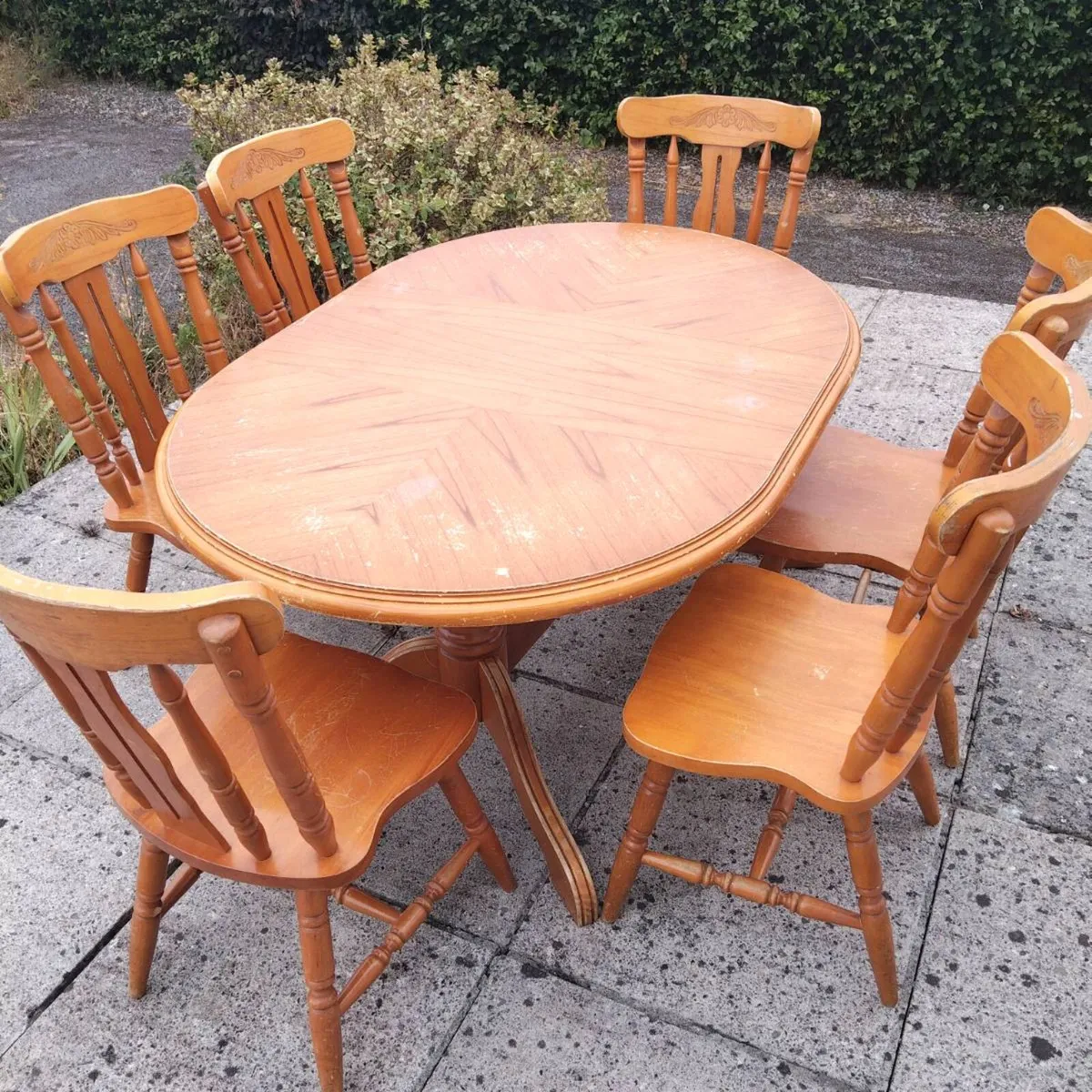 Table and 6 chairs- Kilkenny - Image 2