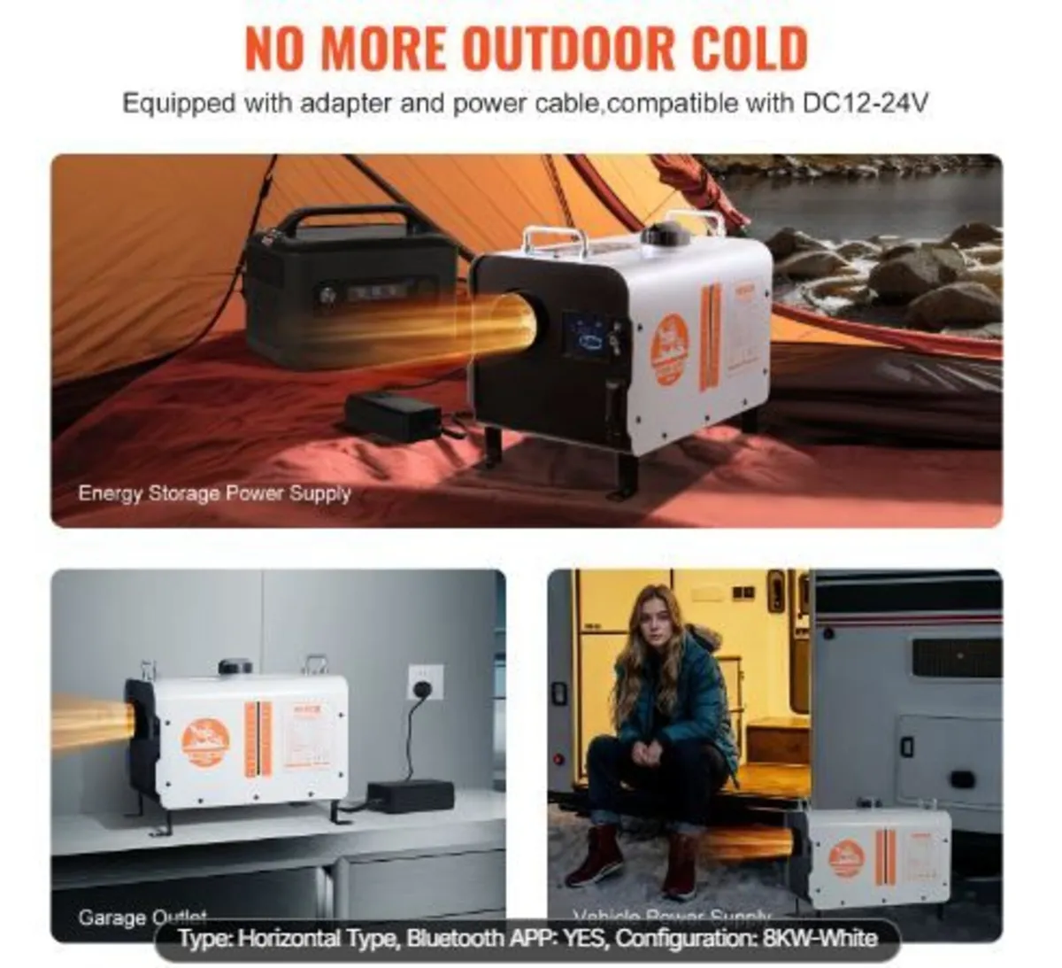 5-8KW Diesel Heater, 12V/24V - Image 2