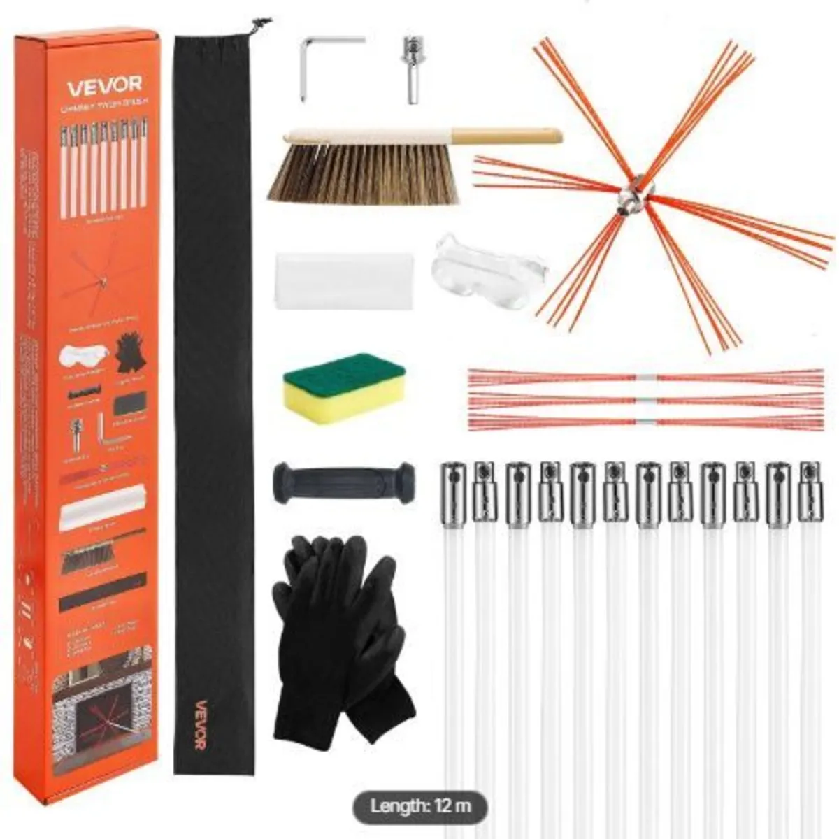 Chimney Sweep Kit, 12m Maximum - Image 1