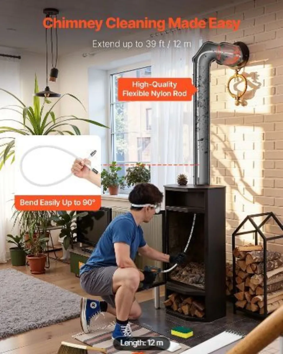 Chimney Sweep Kit, 12m Maximum - Image 2